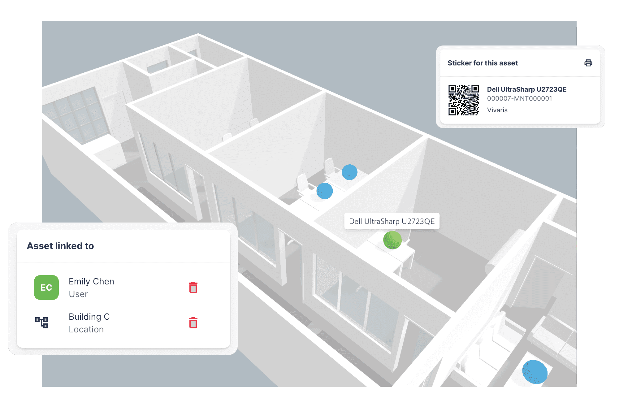 Almitee Asset management 3D render