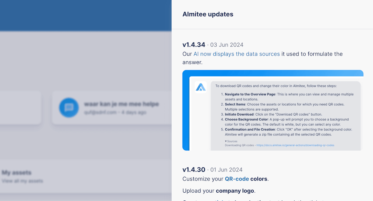 Almitee updates